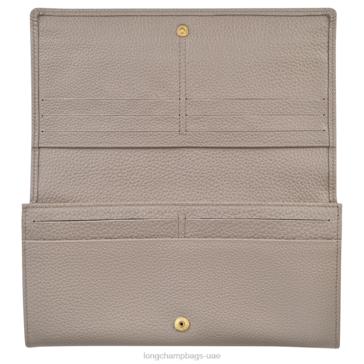 Longchamp محفظة le foulonne القارية نحيف D2LB612