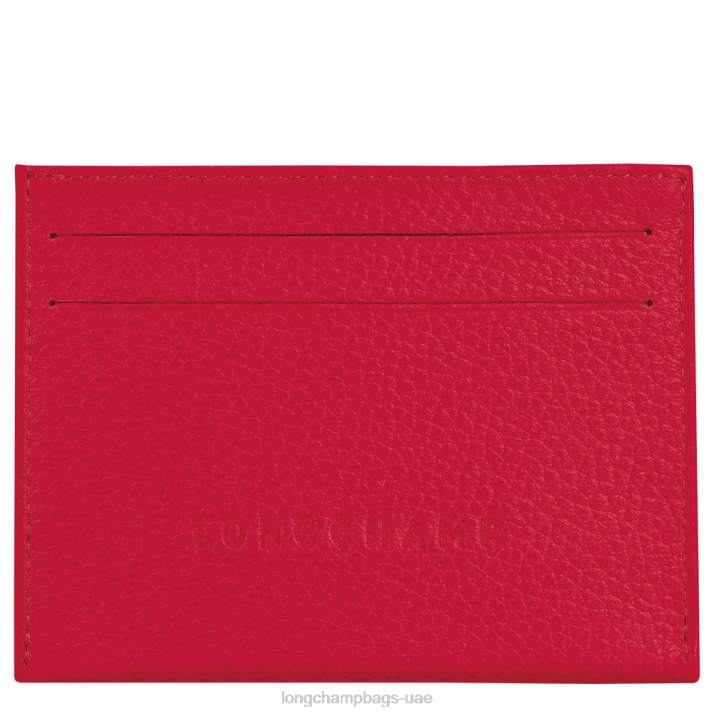 Longchamp حامل بطاقات le foulonne نحيف D2LB646
