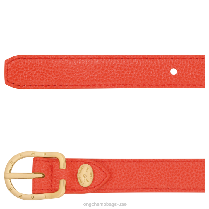 Longchamp حزام le ​​foulonne للسيدات نحيف D2LB926