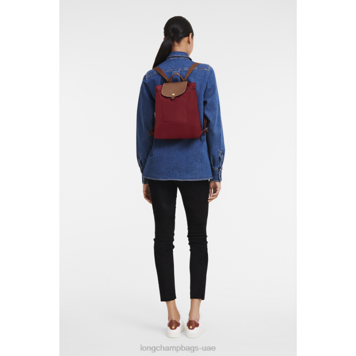 Longchamp حقيبة ظهر le pliage أصلية نحيف D2LB443