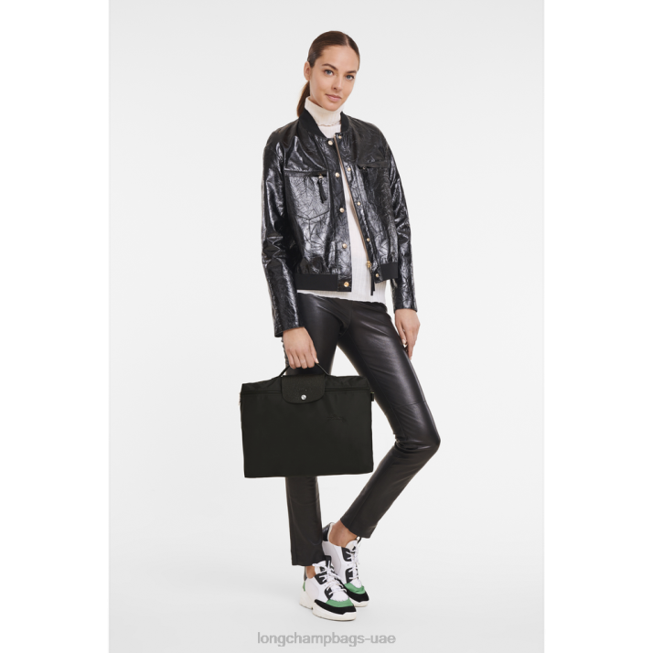 Longchamp مجلد المستندات الأخضر le pliage رجال D2LB492