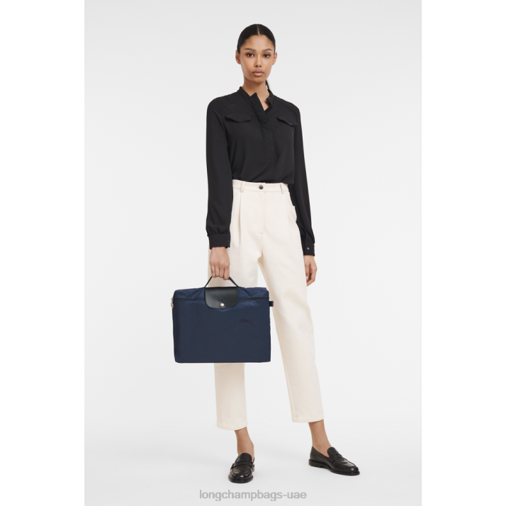 Longchamp مجلد المستندات الأخضر le pliage رجال D2LB496