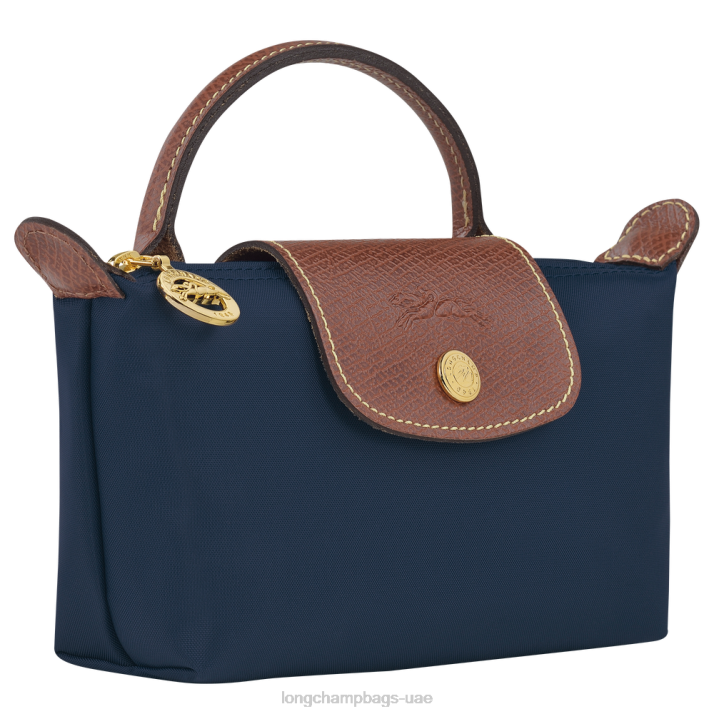 Longchamp الحقيبة الأصلية le pliage مع مقبض نحيف D2LB665
