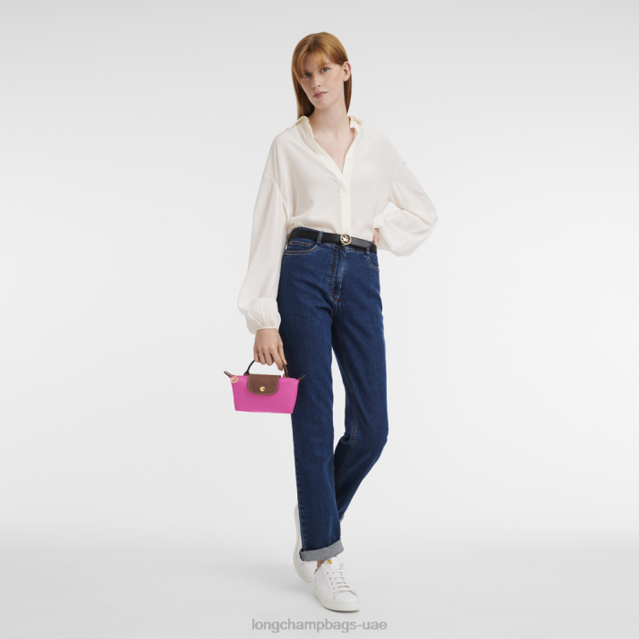 Longchamp الحقيبة الأصلية le pliage مع مقبض نحيف D2LB668