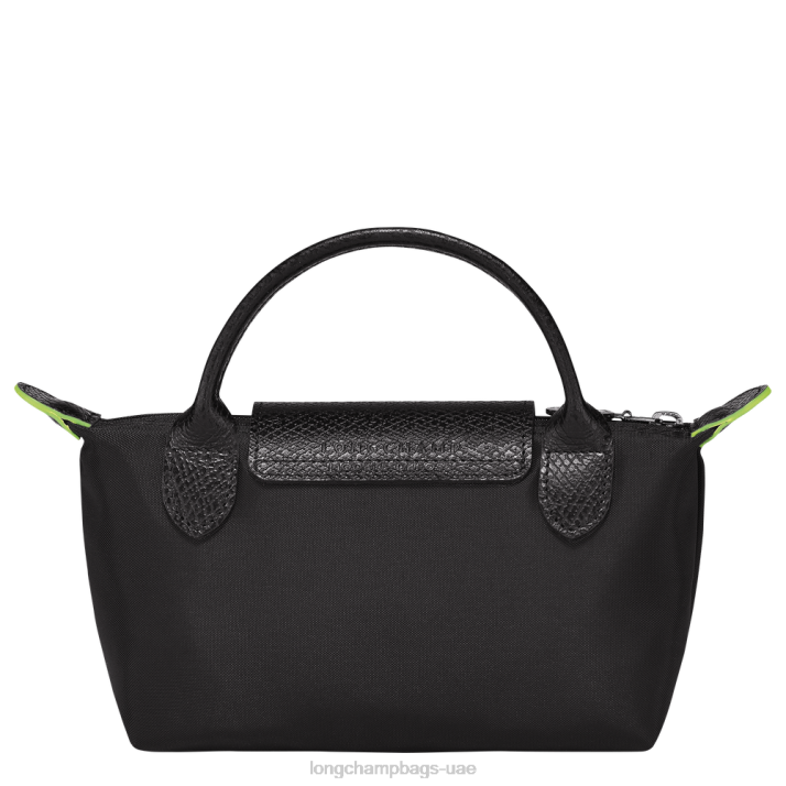 Longchamp الحقيبة الخضراء le pliage مع مقبض نحيف D2LB669