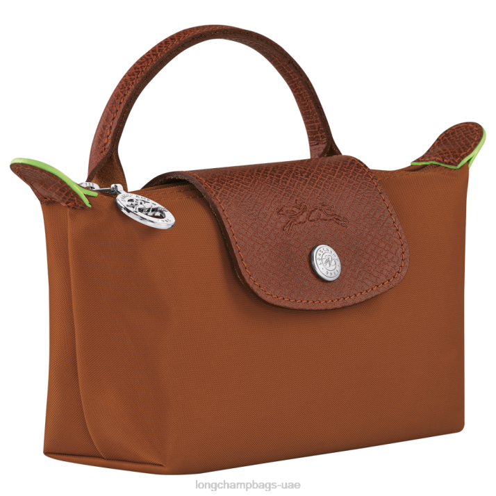 Longchamp الحقيبة الخضراء le pliage مع مقبض نحيف D2LB671
