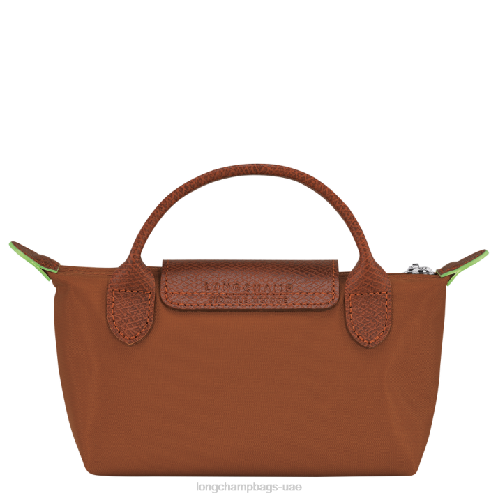 Longchamp الحقيبة الخضراء le pliage مع مقبض نحيف D2LB671