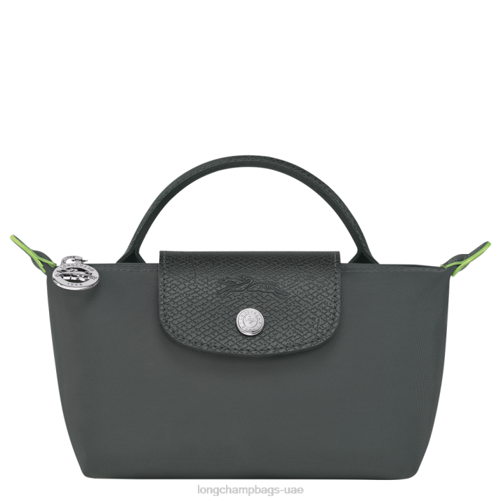 Longchamp الحقيبة الخضراء le pliage مع مقبض نحيف D2LB672
