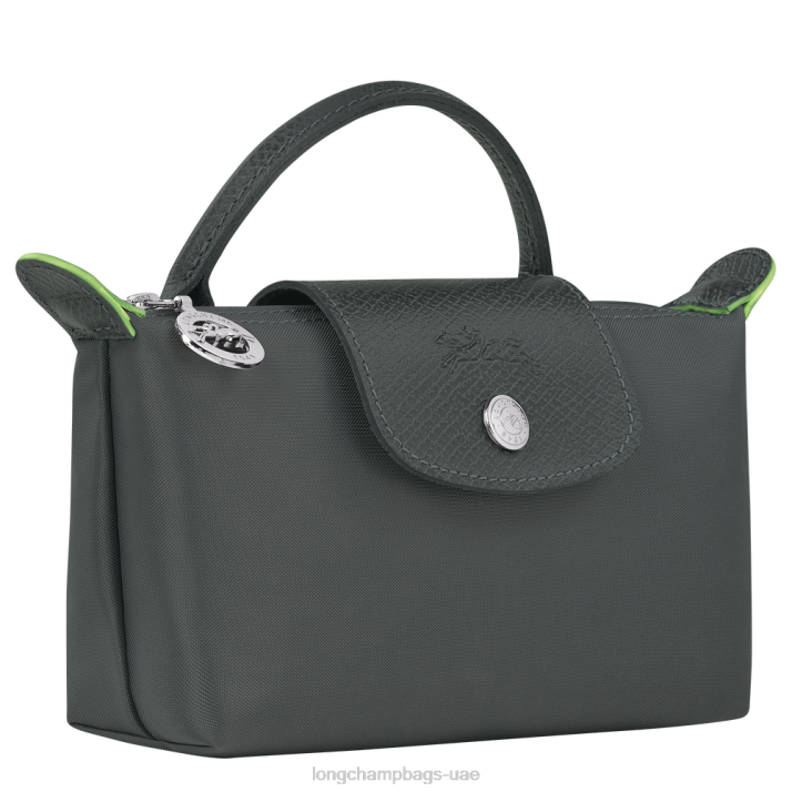 Longchamp الحقيبة الخضراء le pliage مع مقبض نحيف D2LB672
