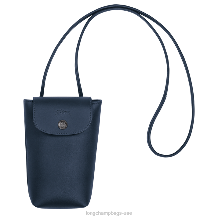 Longchamp جراب هاتف le pliage xtra مع دانتيل من الجلد نحيف D2LB720