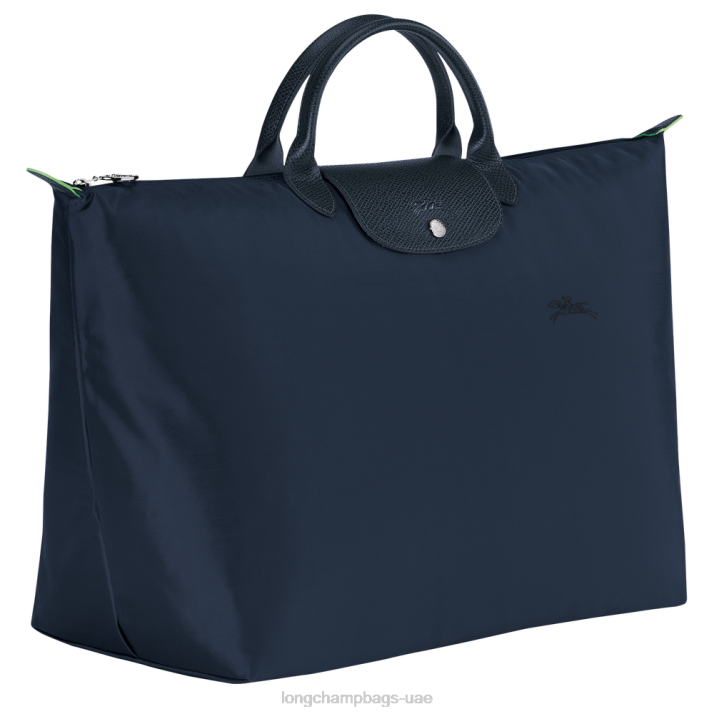 Longchamp حقيبة سفر لو بلاج خضراء s نحيف D2LB790