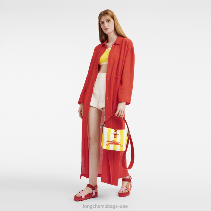 Longchamp حقيبة دلو روسو الأساسية xs نحيف D2LB245